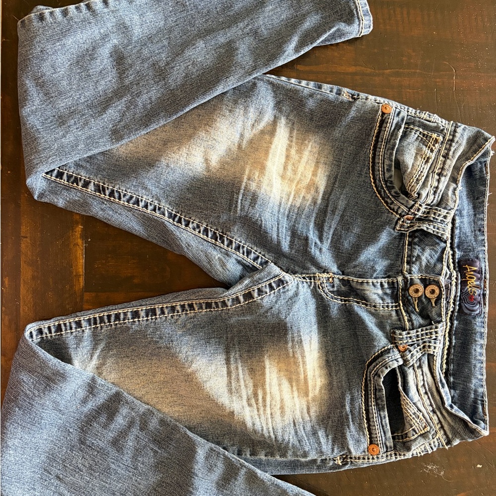 Angels Distressed Blue Skinny Jeans - Picture 6 of 7